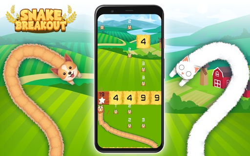 Snake Breakout Collect Blocks