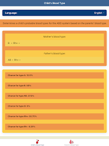 Captura 5 Calculadora Tipo de Sangre android