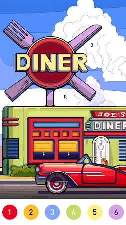 Game screenshot Nostalgia Color by number game mod apk