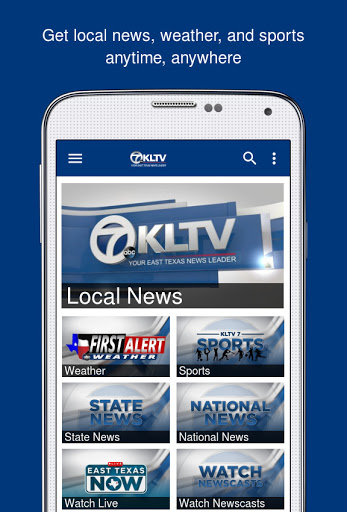 Screenshot of KLTV 7 News