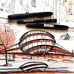 Cover Image of Скачать Architecture Sketch Drawing  APK