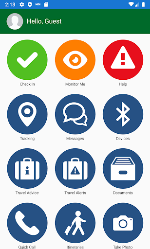 Android application HDI Guardian screenshort