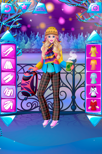 Android application Winter Dress Up Game For Girls screenshort