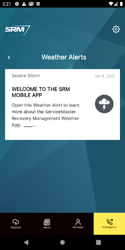 SRM Weather Screen 3