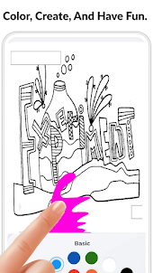 Science Coloring Book & Learn