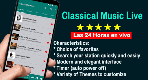 Android application Classical Music screenshort