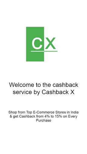 Android application Cashback X: Shopping, Coupon & screenshort