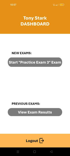 Quiz-me App Screen 3