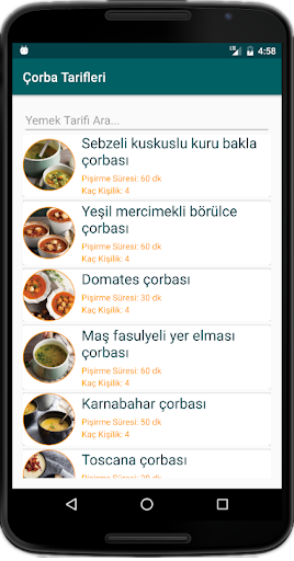 İnternetsiz Çorba Tarifleri Screenshot 2 - AppWisp.com