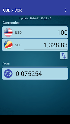 Android application US Dollar to Seychelles Rupee screenshort