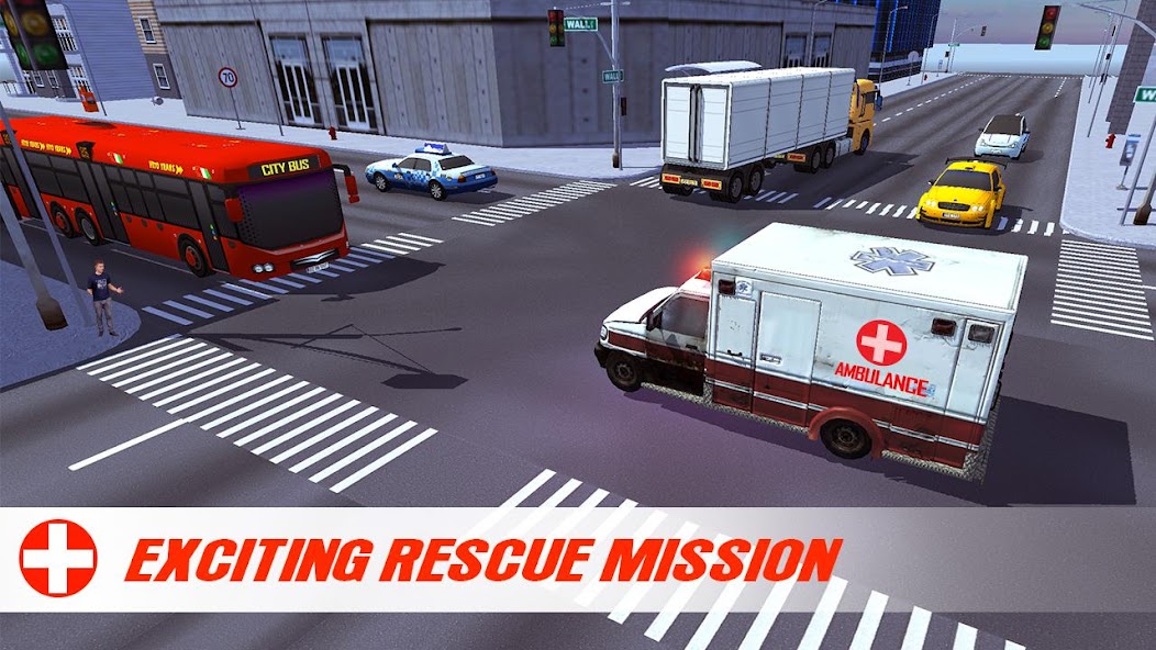 Ambulance Driving Game: Rescue banner