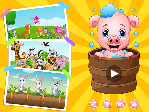 Screenshot of Kids Education Puzzle: Animals