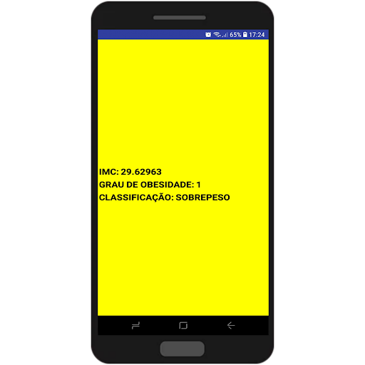 IMC Calculadora Screen 2
