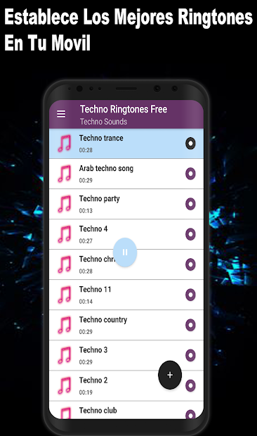 Captura 4 Tonos de llamada techno android
