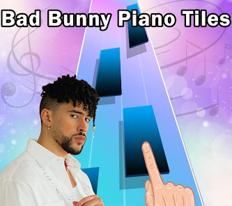 bad bunny game piano Tiles 0.1 APK + Mod (Unlimited money) إلى عن على ذكري المظهر