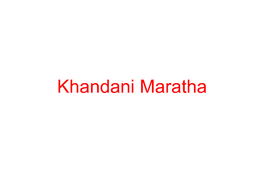 Khandani Maratha
