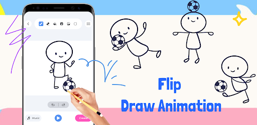 Draw animation - 2D Flip Art