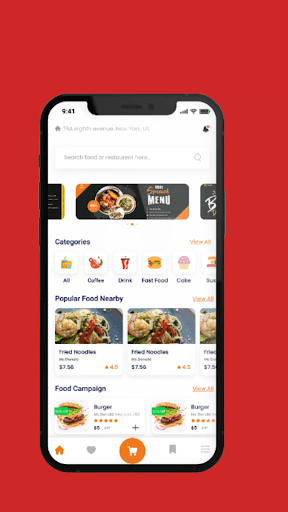 Smartsfood: Food Delivery Screen 2