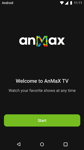 Android application Anmax TV Mobile screenshort