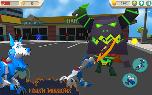 Robot Dog City Simulator 1.026 APK screenshots 1