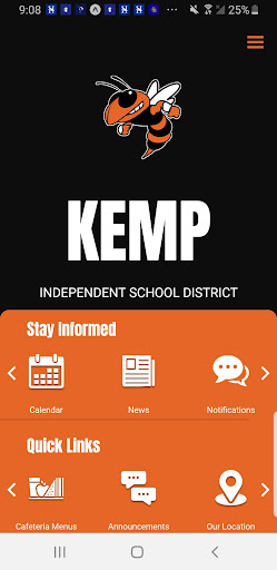 Kemp ISD Screen 2