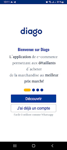 Android application Diago client screenshort