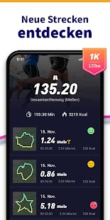 Lauf Tracker - Joggen App Screenshot