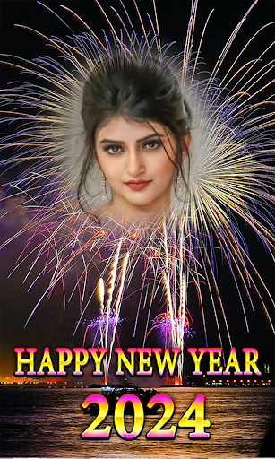 New Year Photo Frame 2024 Screen 2