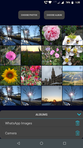 Photo slideshow with music Screen 3