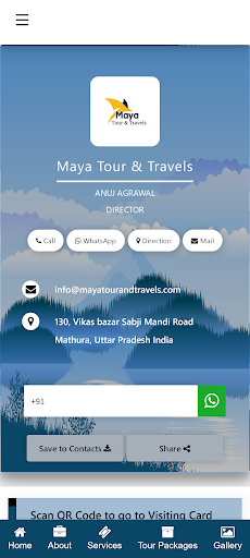 Android application Maya Tour & Travels screenshort