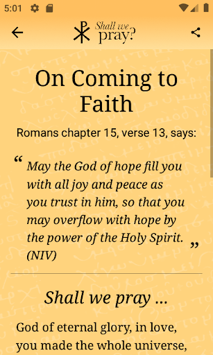 Shall We Pray? Screen 3