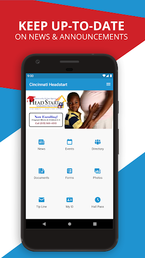Android application Cincinnati Headstart screenshort