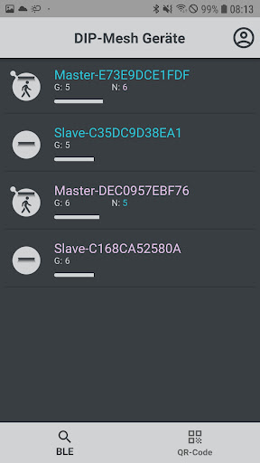Android application LumobiSwarm screenshort
