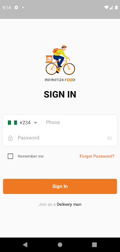 INFINITI24 Delivery Screen 2