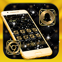 Download Gold Black Launcher Theme Install Latest APK downloader