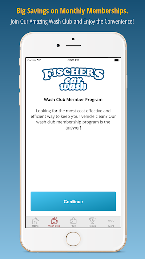 Fischers Car Wash Screen 3
