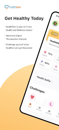 Android application HealthMov screenshort