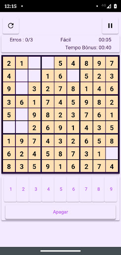 Android application Sudoku Main - Sudoku Clássico screenshort