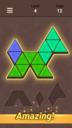 Android application Triangle Tangram screenshort