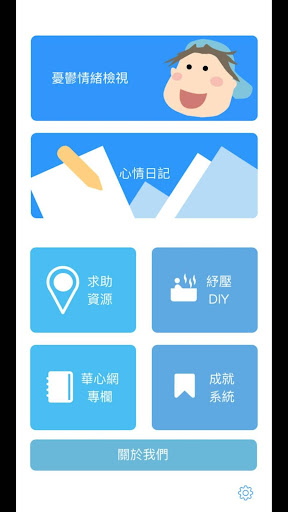 Android application 憂鬱檢測 screenshort