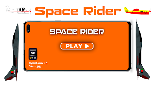 Android application Space Rider - Offline screenshort