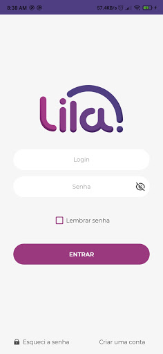 Android application Lila Saúde screenshort