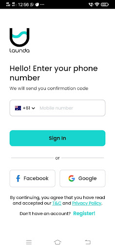 Launda Customer Screen 3