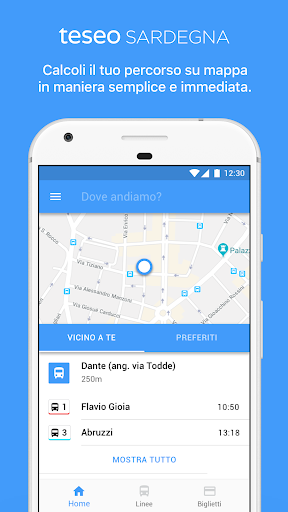 Android application Teseo Sardegna screenshort