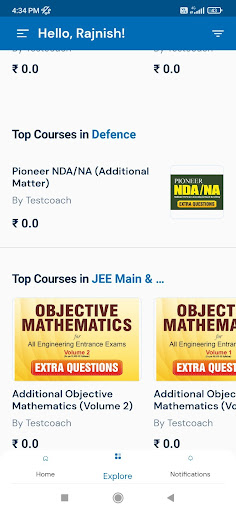 TestCoach Exam Preparation App Screen 3