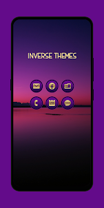 Dark Violet - Gold Icons