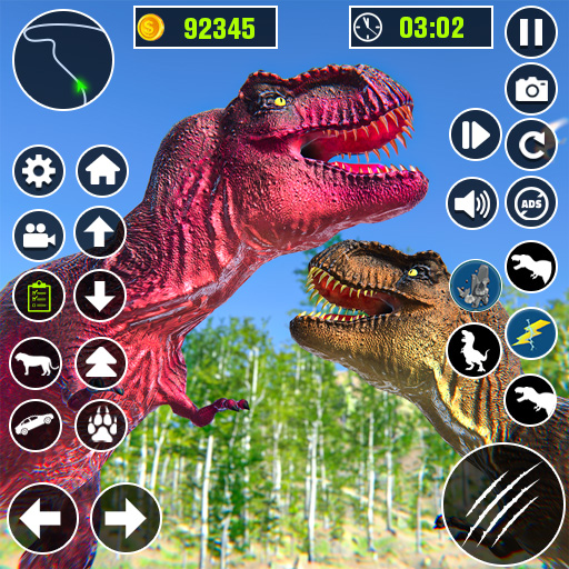 Virtual Wild Dino Family Sim logo