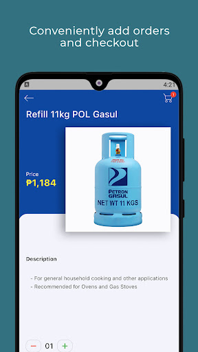 Gasmate Express Delivery Screen 3