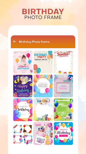 Birthday Photo Frame Screen 3