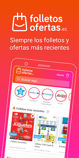 Screenshot of Folletos y ofertas de España